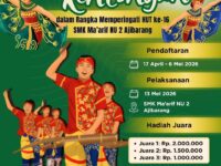 Dalam Rangka Memperingati HUT ke 16 SMK Maarif NU 2 Ajibarang Menggelar Lomba Kenthongan
